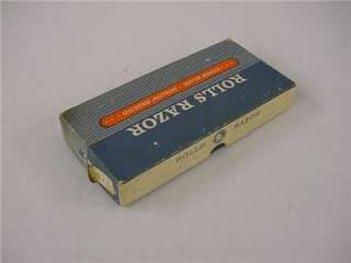 Vintage ROLLS RAZOR Viscount Chrome Case Strop Box  