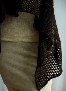 Jessica Simpson Flyaway Vest Top Crochet Knit $68 #1838  
