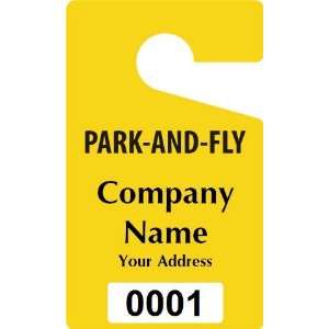  Plastic ToughTags for Park and Fly Parking Permits 