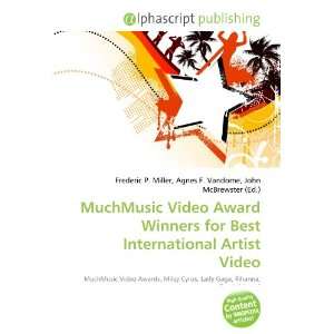  Winners for Best International Artist Video (9786134182263) Books