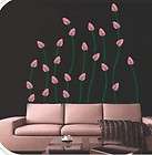 REMOVABLE PINK Flowers ROSE ROOM WALL DECAL VINY Wall decor Sticker
