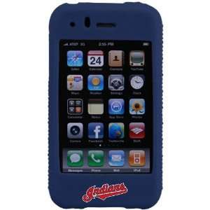  Cleveland Indians Navy Blue MLB Silicone iPhone Cover 
