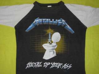 1985 METALLICA MUYA VTG TOUR JERSEY t shirt ORIGINAL OG  