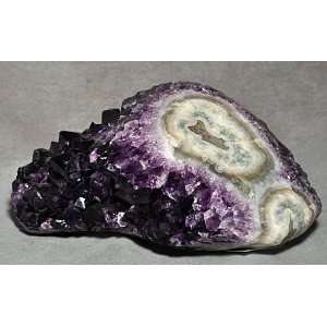  Amethyst Partial Polished Stalactite Crystal   Brazil 