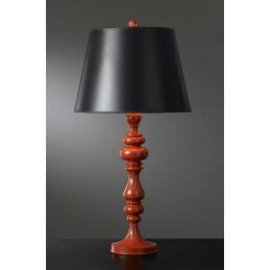  Murray Feiss 9764SC Gannon 1 Light Table Lamps in Scarlet 