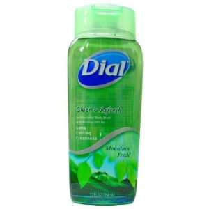 Dial 2 in 1 Antibacterial Clean Rinsing Body Wash, Mountain Fresh, 12 