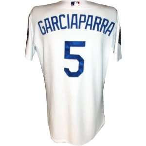  Nomar Garciaparra #5 2007 Dodgers Game Used Home White 