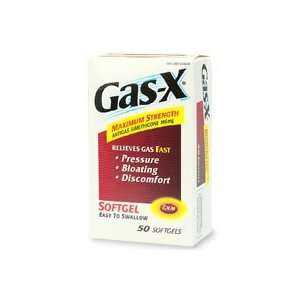  Gas X Maximum Strength Antigas Softgels 50 ea Health 