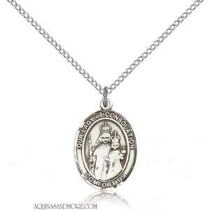  Our Lady of Consolation Medium Sterling Silver Medal 
