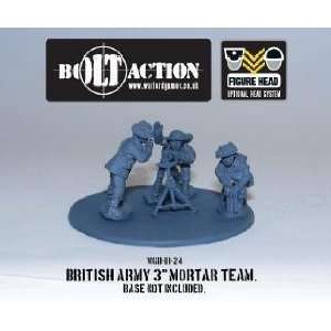  28mm Bolt Action (British) British Army 3 Mortar Team 