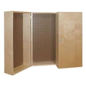  Wall Mounted Tool Storage Cabinet with Peg Board