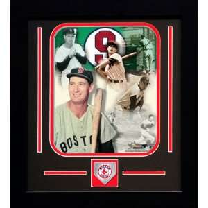 Williams Boston Red Sox MLB Framed Photograph Career Collage with Team 