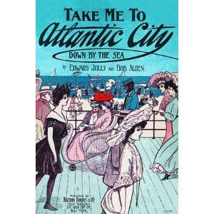  Take me to Atlantic City 12x18 Giclee on canvas