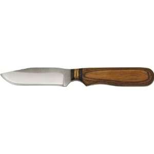 Anza Knives F4 Field Hunter Fixed Blade Knife with Wood 