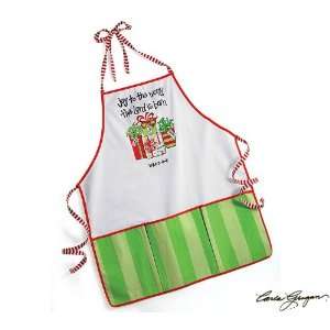  The Lord Is Born Apron Christmas Joy to the World Kitchen 