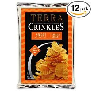 Terra Chips Candied Sweet Crinkle Chips, 7 Ounce (Pack of 12)  