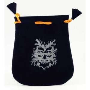  Green Man Velveteen Drawstring Bag 5 x 5.5  Everything 