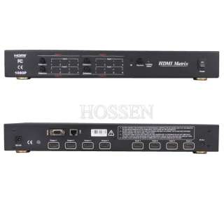  4X4 HDMI Matrix Switch is a full routing type 4 by 4 HDMI Matrix 
