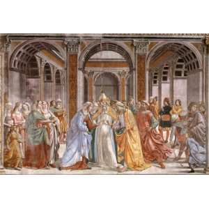  Hand Made Oil Reproduction   Domenico Ghirlandaio   24 x 