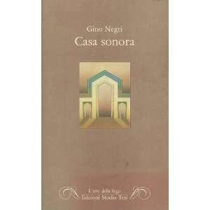  Casa sonora (9788876922220) Gino Negri Books