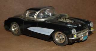 Vintage Tin Corvette Supercharged Hemi Friction  
