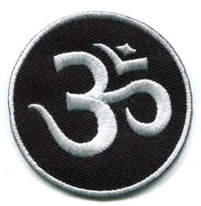 Aum om infinity hindu hinduism yoga indian trance applique iron on 