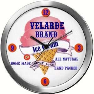  VELARDE 14 Inch Ice Cream Metal Clock Quartz Movement 