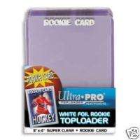 Ultra.Pro White Rookie Toploader (25pcs)For Sports card  