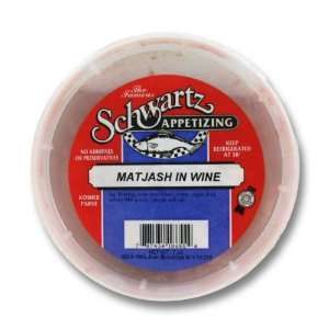 Schwartz Appetizing   Kosher Matjash Herring in Wine (4 pack)  