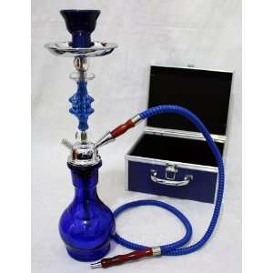 Hookah Narghile Pipe Smoking Set with HARD CASE for Traveling + Soex 
