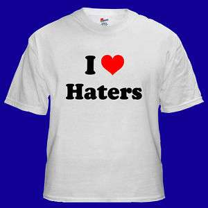 Love Haters Funny Rap Hip Hop Cool T shirt S M L XL  