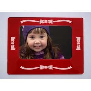 Laser Etched Ribbons & Bows Magnetic Photo Frame  Kitchen 