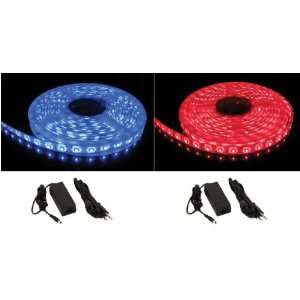 Flexible Waterproof Lighting Strip LED Ribbon 5 Meter or 16.4 Ft 12v 