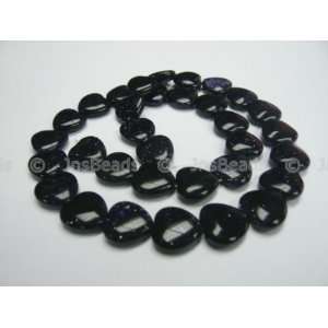  10mm Puff Heart Beads 16, Blue Goldstone Arts, Crafts & Sewing