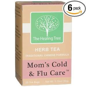   Chinese Formula Herb Tea, Moms Cold & Flu Care, 20 Count Tea Bags