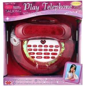  Talking Play Telephone   Pink Toys & Games