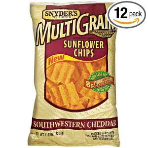 Snyders of Hanover MultiGrain Soutwest Cheddar Sunflower Chips, 11.5 