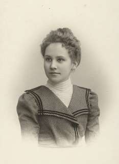 CDV PORTRAIT, pretty young GIRL, named; Germany, 1900  