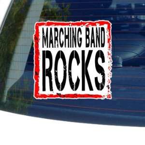 Marching Band Rocks   Window Bumper Laptop Sticker