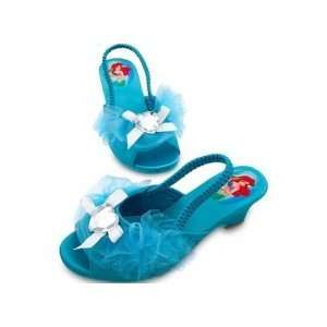   Ariel Dressy Costume Slippers Girls Size 2/3, Aqua Toys & Games