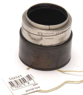 Leitz Prototype Lens Hood from Leica Museum  