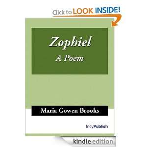 Zophiel (A Poem) Maria Gowen Brooks  Kindle Store