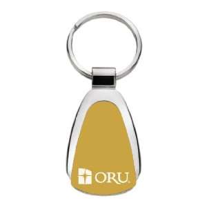 Oral Roberts University   Teardrop Keychain   Gold  Sports 