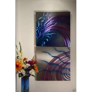  Modern Painting on Metal Wall Art, Design by Wilmos Kovacs 