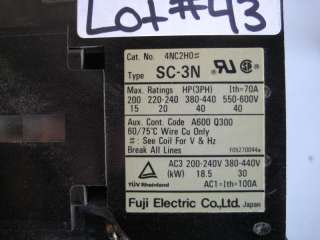   ELECTRIC MAGNETIC CONTACTOR SC 3N SC3N SC 3N [65] 65 CNC MACHINE *M