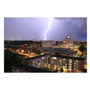    Oost Tijdens Onweer Vanaf Poster (24.00 x 18.00)