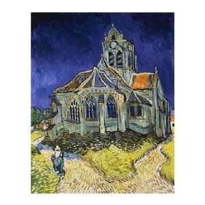  Vincent Van Gogh   The Church At Auvers Giclee
