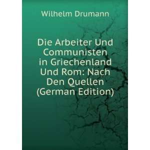 Die Arbeiter Und Communisten in Griechenland Und Rom (German Edition)