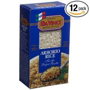 DaVinci Arborio Rice, 16 Ounce Boxes (Pack of 12)  Grocery 
