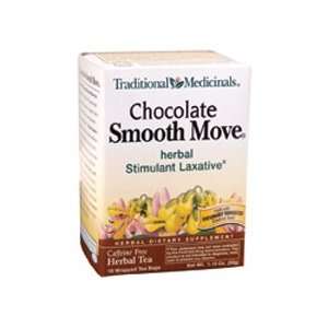 Traditional Medicinals, Chocolate Smooth Move Herbal Tea, 6/16 Bag 